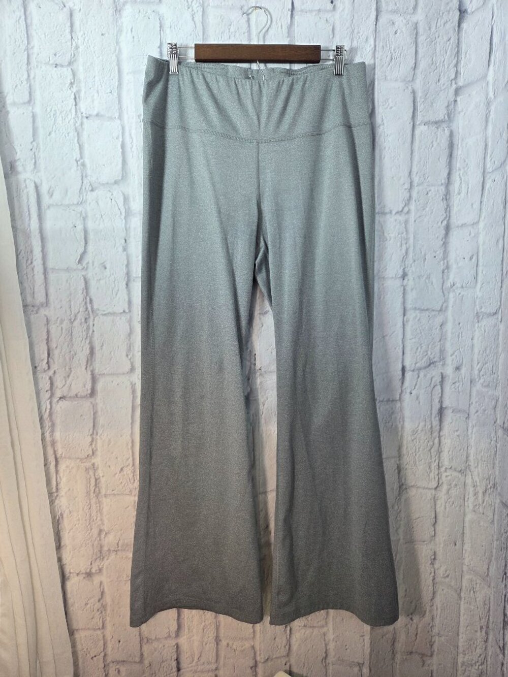 Member's Mark XXL Light Gray Casual Everyday Flare Leg Yoga Pants